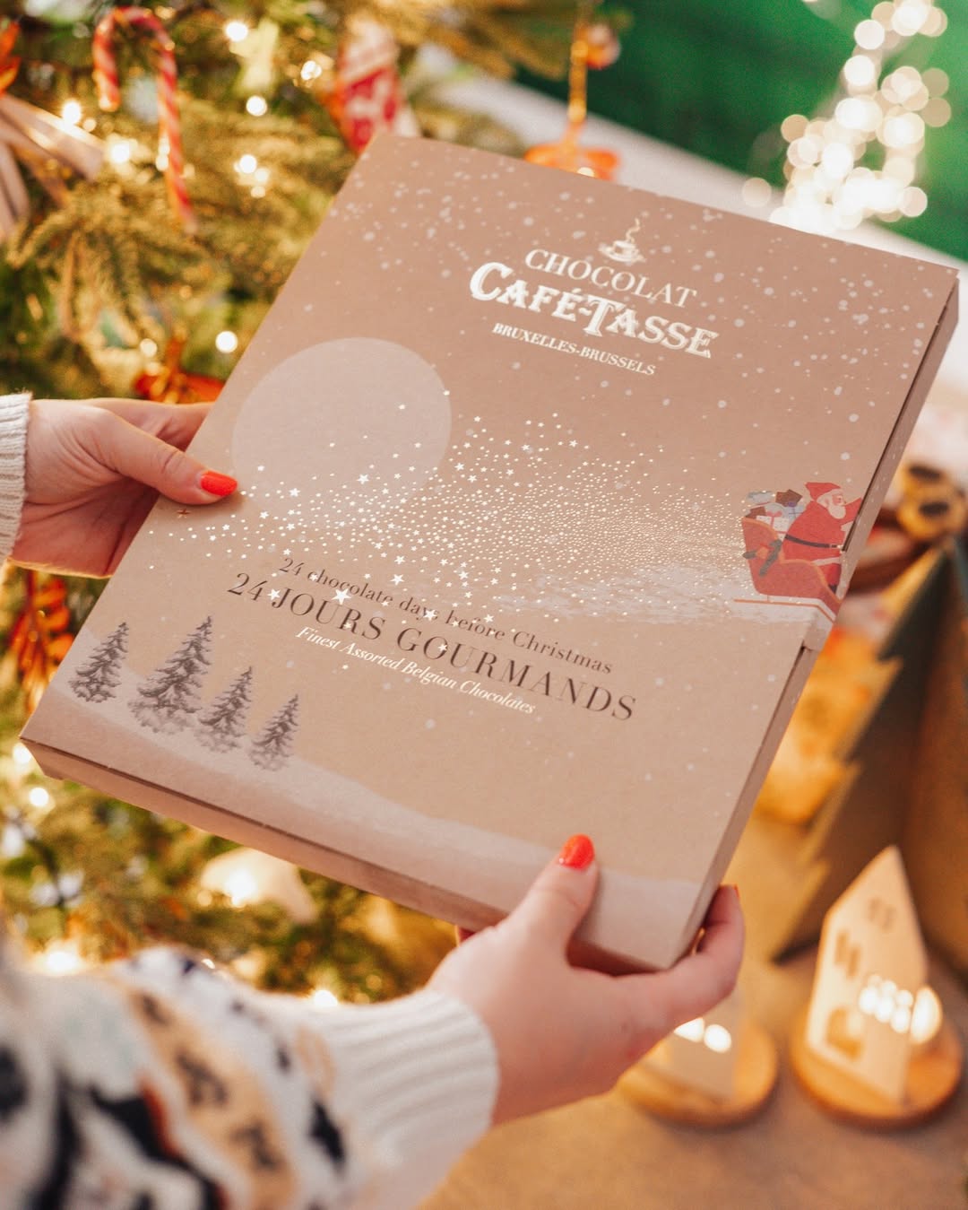 Advent Calendar Belgian Chocolates – Advent Calendar with 24 fine pralines