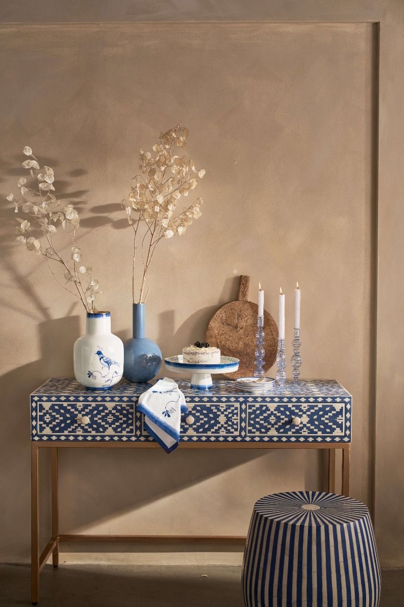 Pip Studio Pip & The Blue Bird – Πορσελάνινα πιάτα και κούπες με μπλε λεπτομέρειες