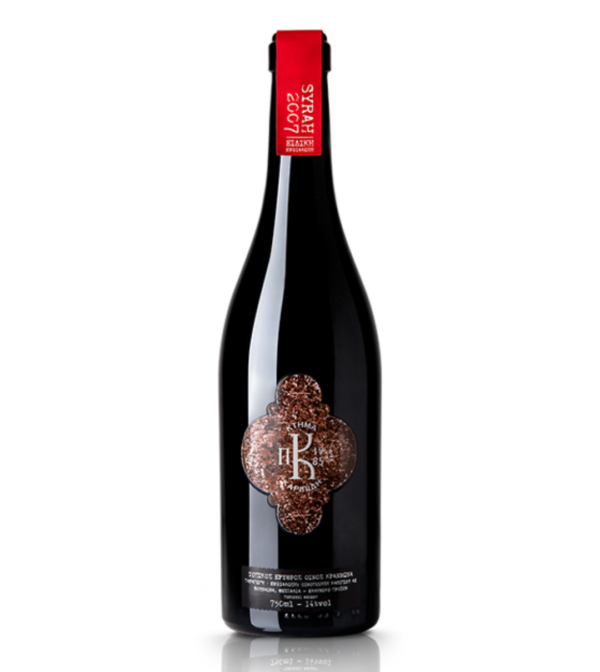 Κτήμα Καριπίδη Special Edition Syrah, βιολογικό ερυθρό κρασί με πορφυρό χρώμα και αρώματα κόκκινων φρούτων, πιπεριού, θυμαριού και βανίλιας.